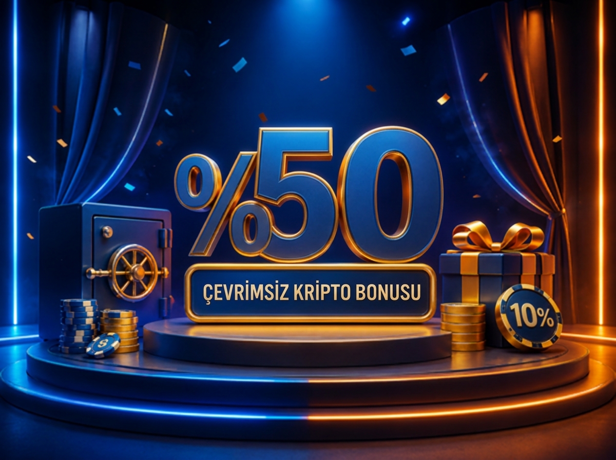 Kripto yatırımına özel %50 bonus!